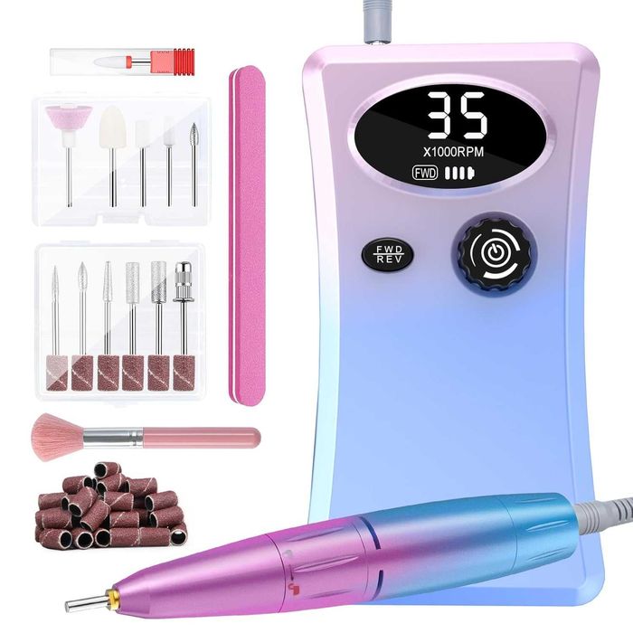 Акумулаторна пила за нокти Cadrim с аксесоари