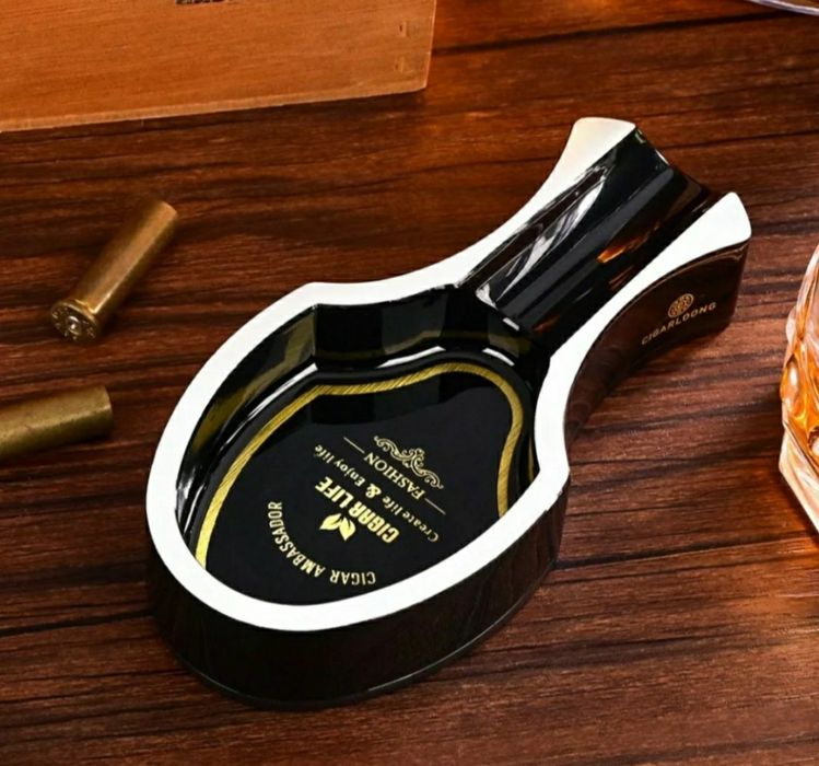 пепелник за пури Creative метален луксозен преносим държач CIGARLOONG