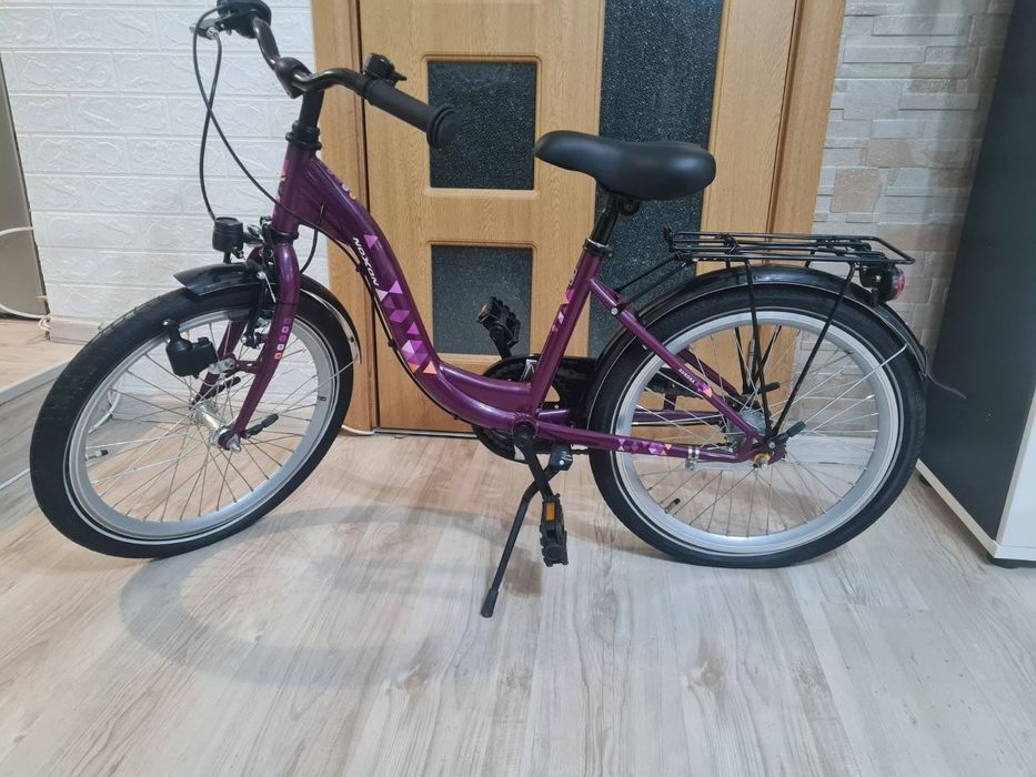 Детско Дамско лилаво колело 20"