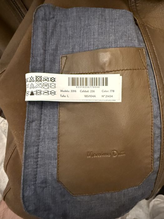 Кожено яке Massimo Dutti