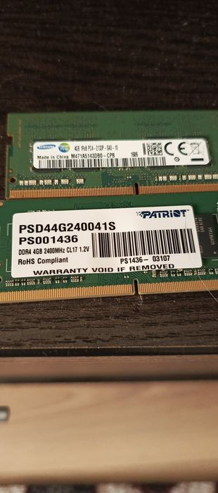 Озу DDR4 8гб / 4гб