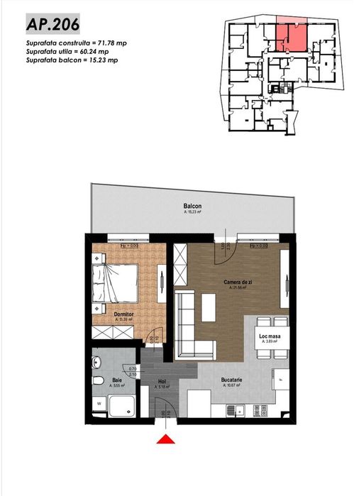 Apartament Nou 2 Camere Aparhotel 5* + Piscina (TVA 21 %)