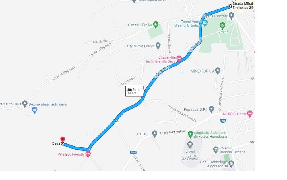 Teren intravilan 1.330 mp – Deva, zona Moș Opincă