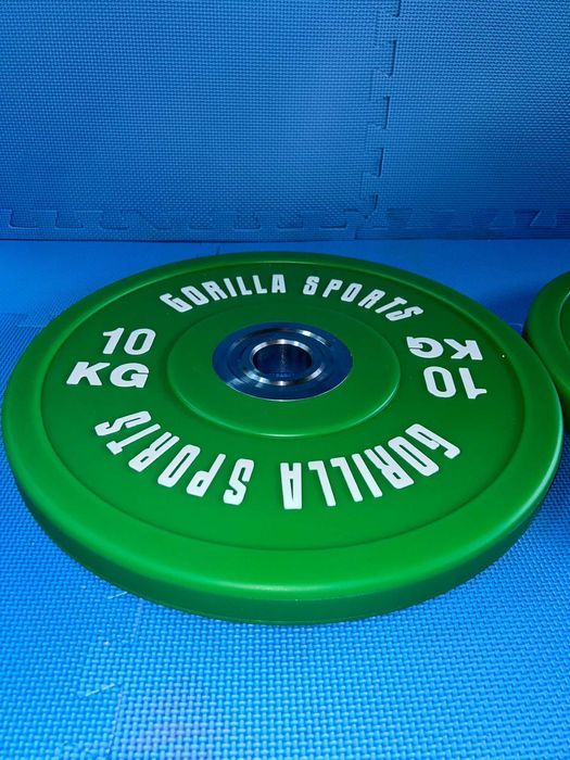 Set Discuri Olimpic Bumper Profesional 20 KG: 10 + 10 KG