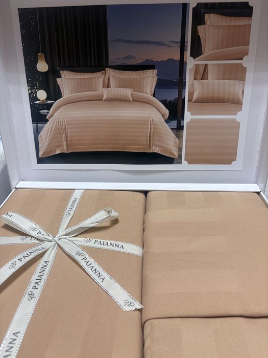 Постельное белье страйп сатин