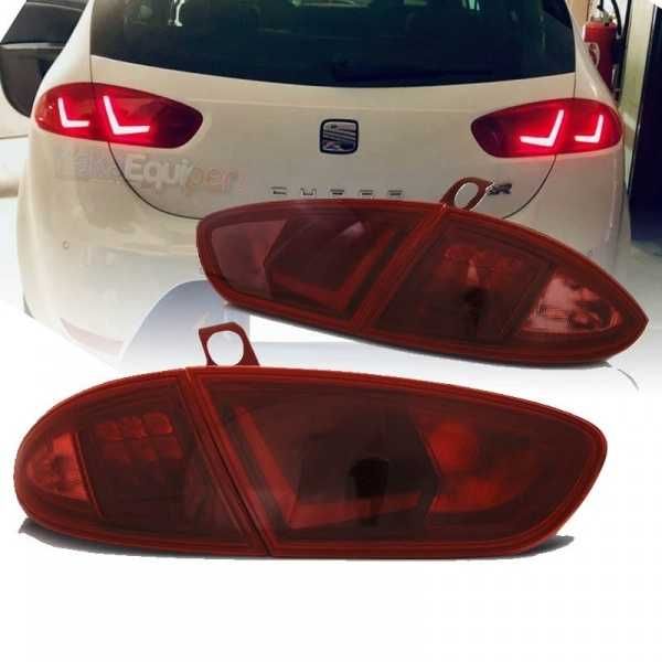 Стопове Сеат ЛЕОН Фейслифт ЛЕД червени тъмни Seat Leon Facelift LED