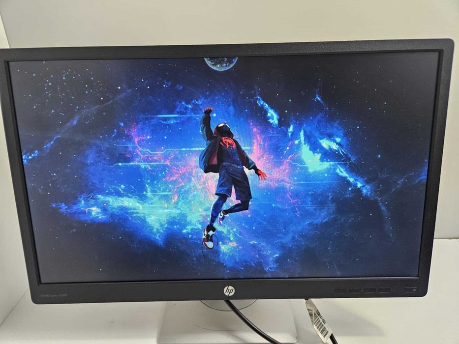 +Гаранция! HDMI IPS Монитор HP EliteDisplay E240 23.8" инча + кабел