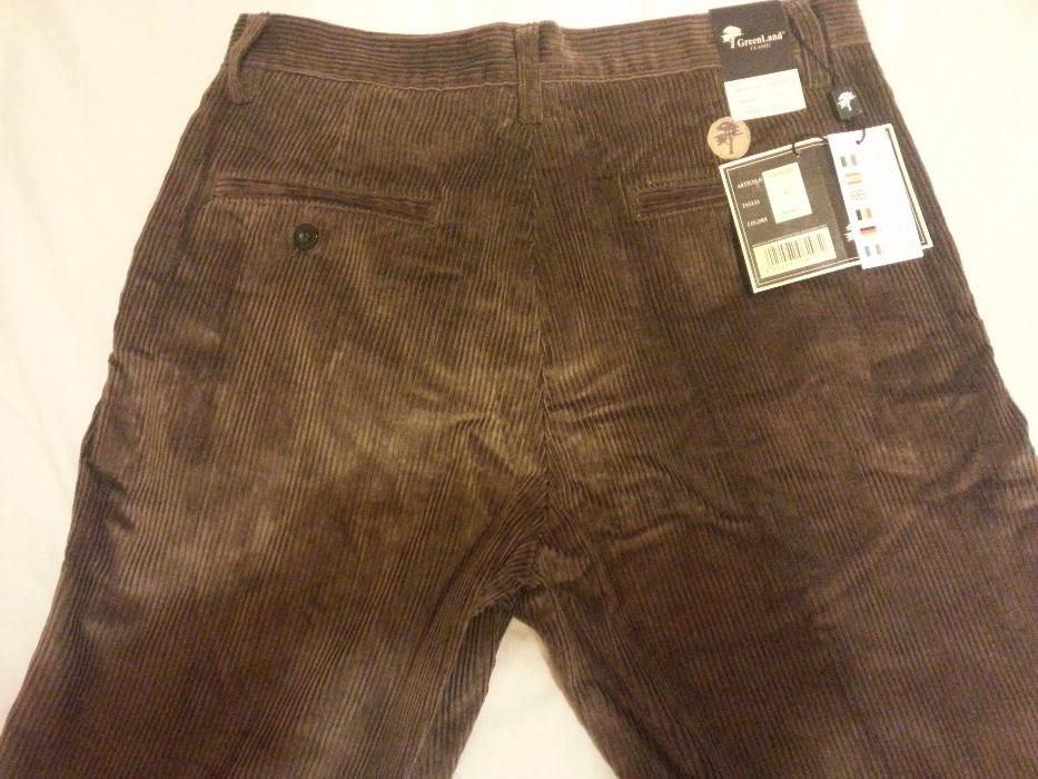 Pantaloni jeans catifea GreenLand Italy 42cm in talie, 122cm lungime