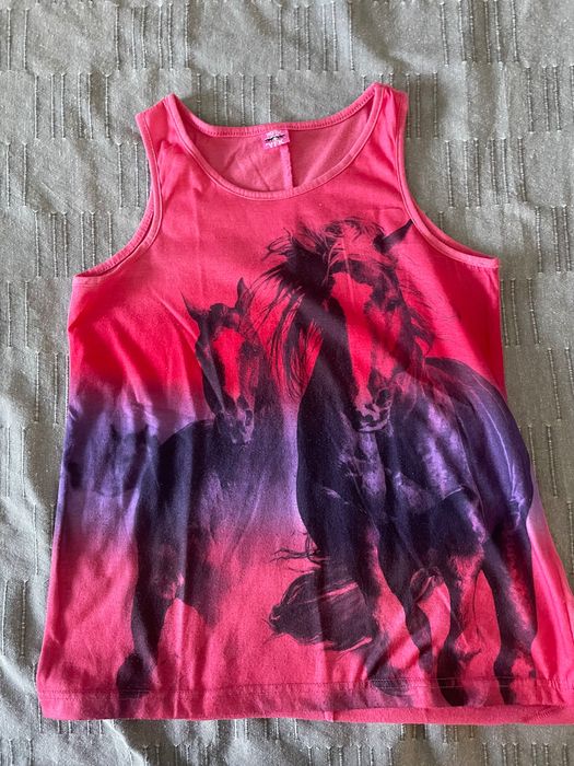 Set tricou fara maneci si iegari pt fete, marime 146/ 152
