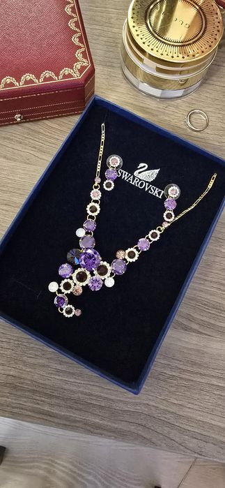 Колье и серьги от Swarovski