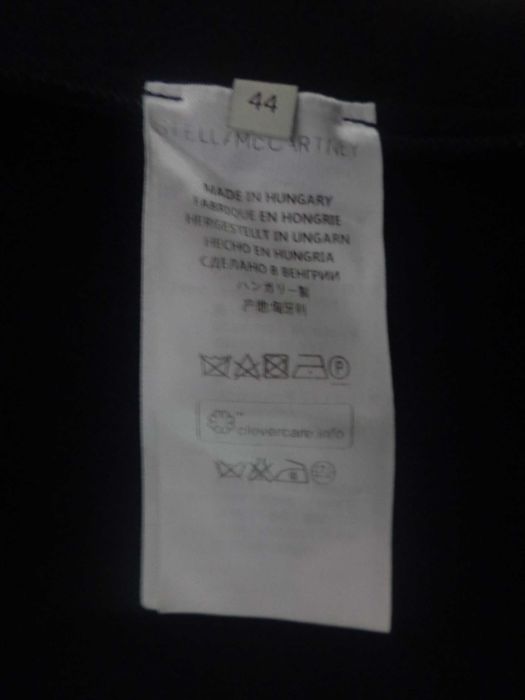 Palton Stela McCartney  cu gluga tip poncho capa marimea 44