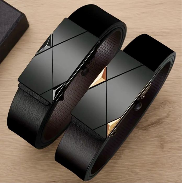 Мъжки комплект от 3 броя Елегантно/официални кожени колани -9%Промоция