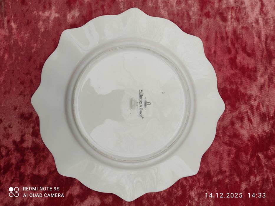 Фарфоровое блюдо Weimar, довоенная Германия