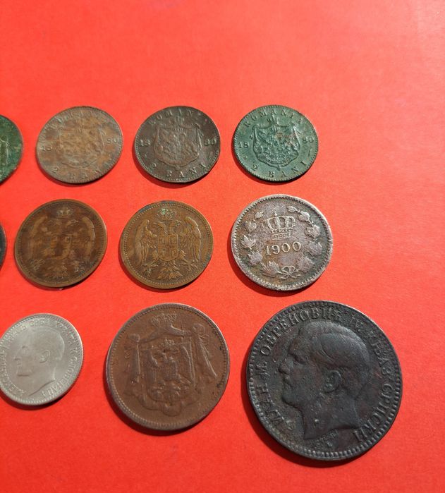 2 бани 1867, 1880, 10 пара 1879 и 1884, 10 бани 1900, 2 паре 1904