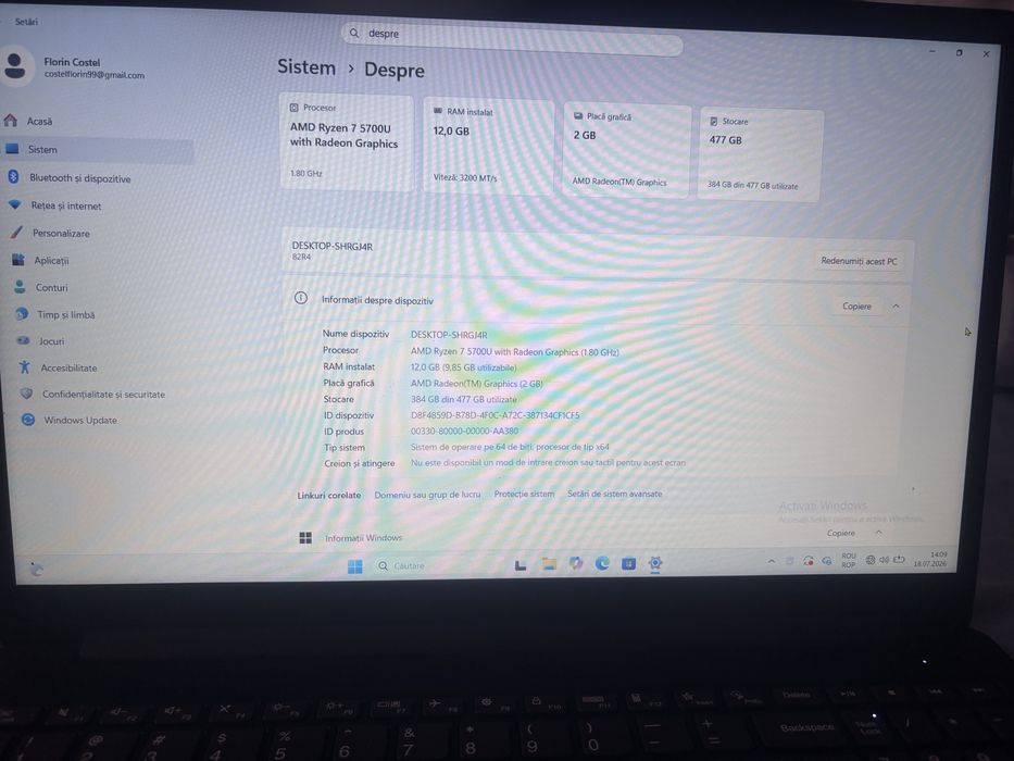 Vând/Schimb laptop