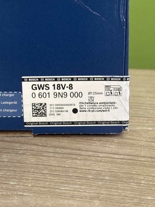 Bosch Professional GWS 18V-8 06019N9000