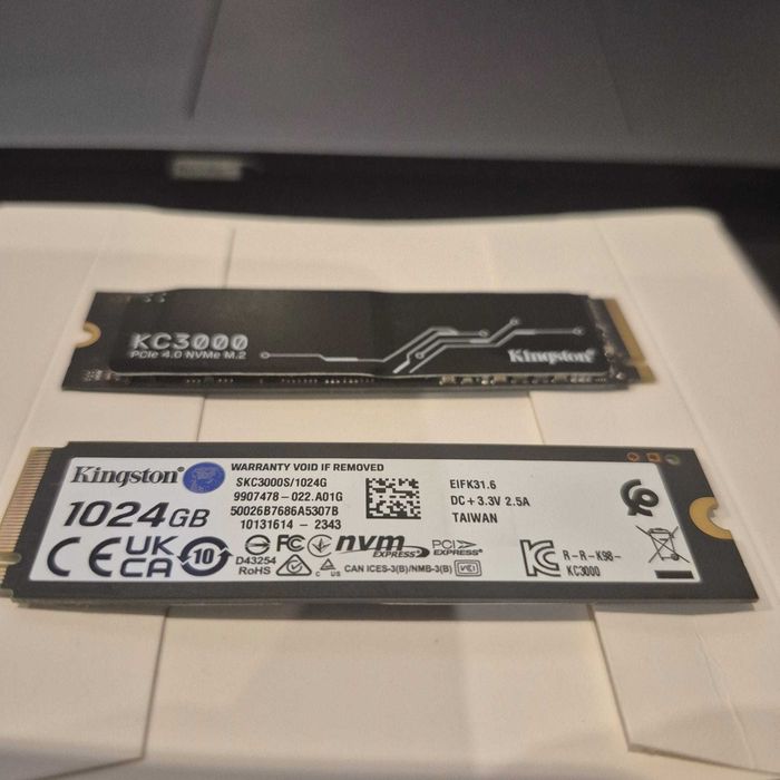 SSD Kingston KC3000 1TB PCI Express 4.0 x4 M.2 2280