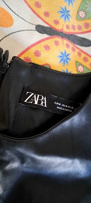 Кожена рокля Zara