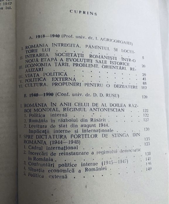 Istoria românilor-Epoca Modernă/ Contemporană, 1992