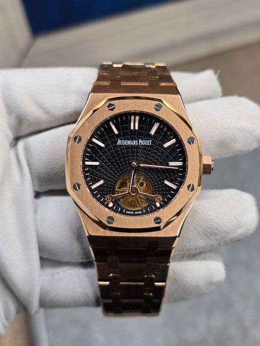 Audemars Piguet Royal Oak Tourbillon Rose Gold Black Dial 41mm