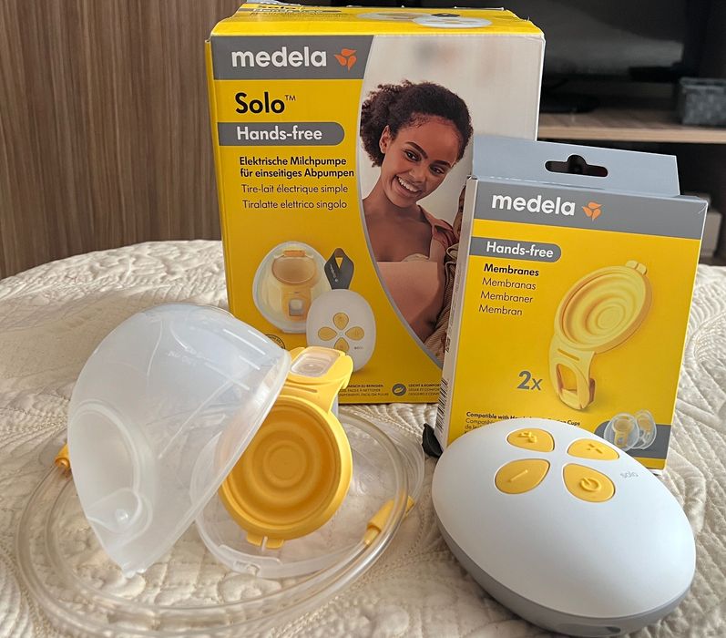 MEDELA Електрическа двуфазна помпа за кърма Solo HANDS FREE + ПОДАРЪК