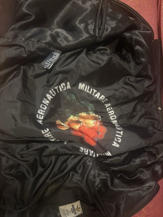 Geaca de piele aeronautica militare