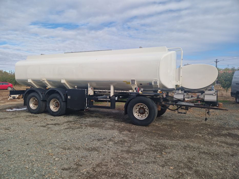 Remorcă cisternă 25000l aluminiu apă combustibil stare excelentă