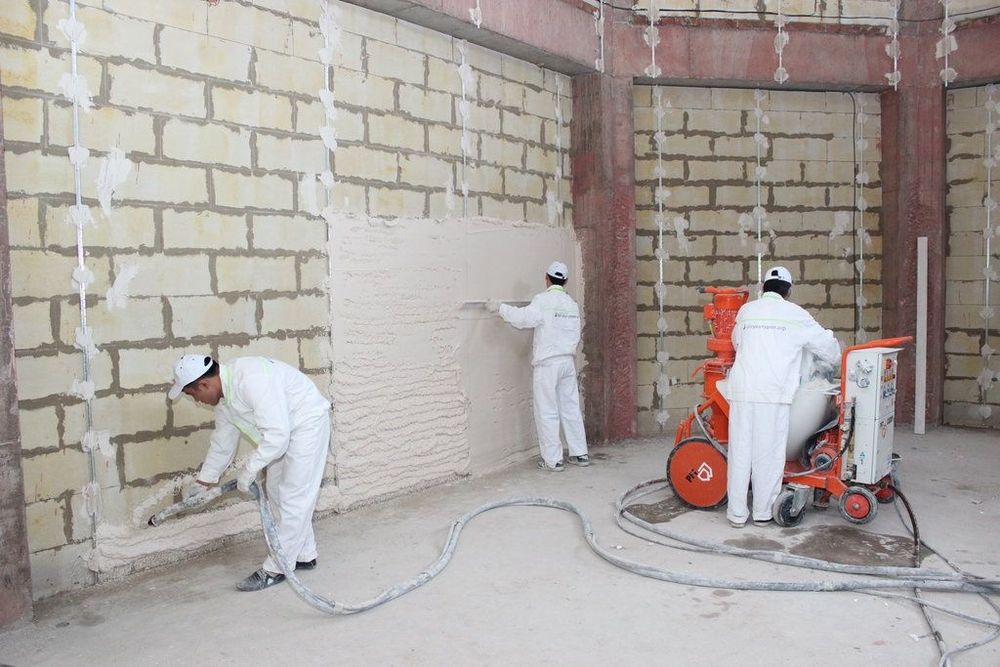 Механизированная штукатурка