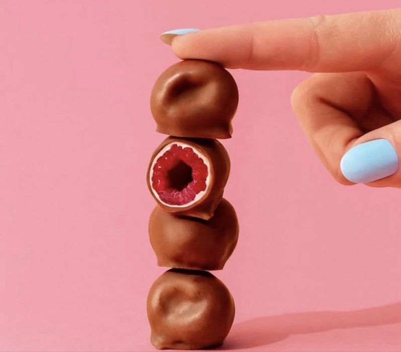 Малина в шоколаде