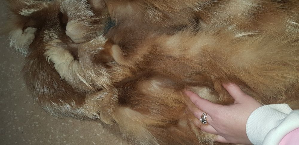 Елек естествен косъм от лисица