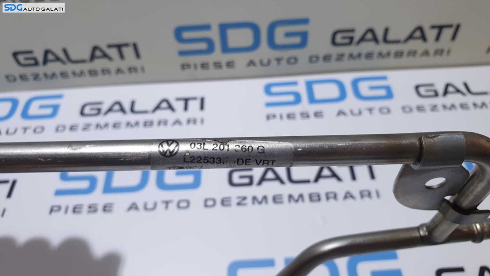 Tub Tubulatura Conducta Teava Combustibil Motorina Skoda Superb 2 2.0 TDI CBBB CFGB CFFS CLJA CFFB 2008 - 2015 Cod 03L201360G