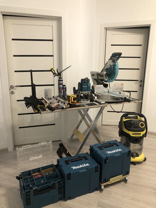 Установка дверей.