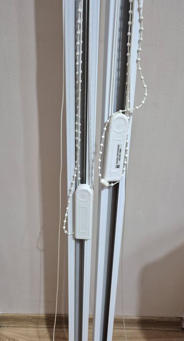 Лентови щори с релсите за два прозореца! Състояние използвано!