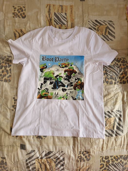 Белая футболка boot party