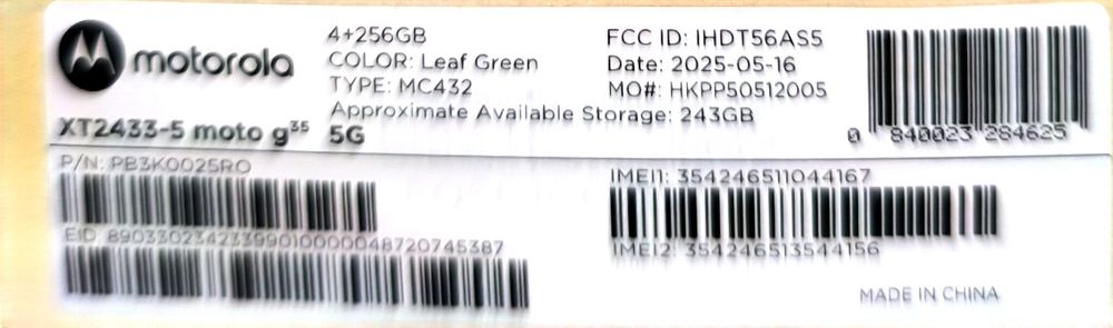 Motorola Moto g35 4+256gb