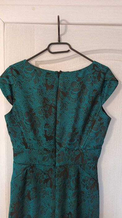 Rochie eleganta verde- lungime medie
