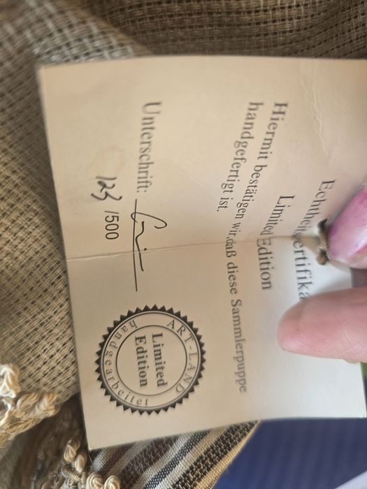 Păpușă de colecție ediție limitata