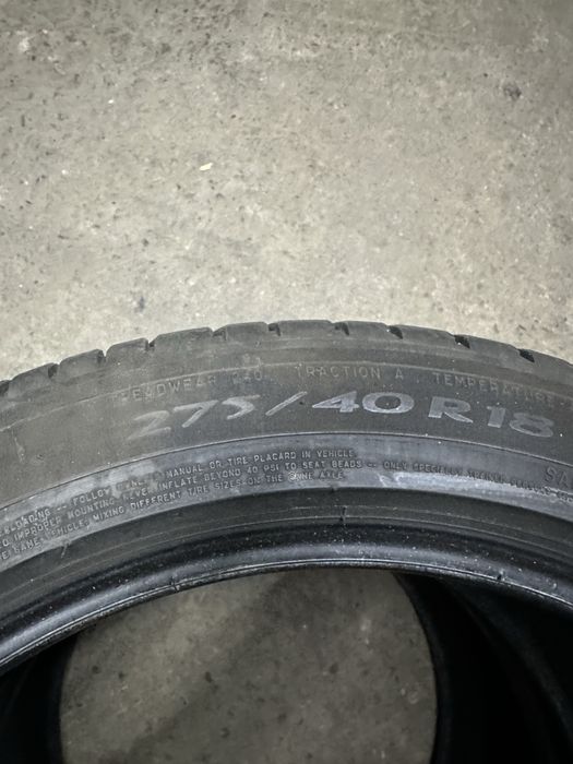 Bridgestone vara 245/45 R18 DOT4922 + Michelin Primacy 4 275/40 R18