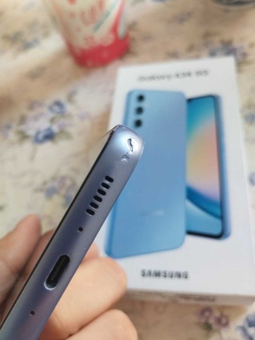 Samsung a 34 5g 8/256 5 oy garantyasi bor feolitviy rang ikta petno bo