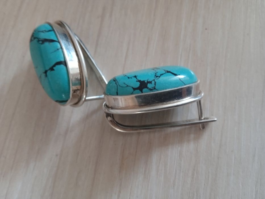 Кольцо и серьги серебро