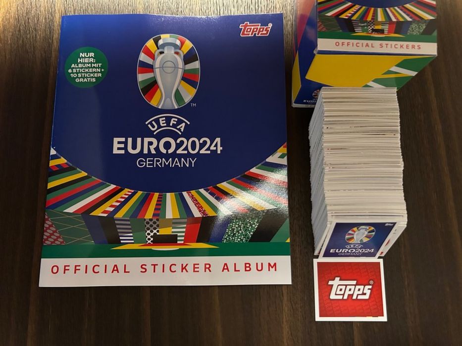 Vand set complet euro 2024 topps