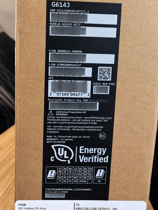 ASUS ROG Strix G16 G614JV – i7-13650HX / RTX 4060 / 16GB / 512GB / 165Hz