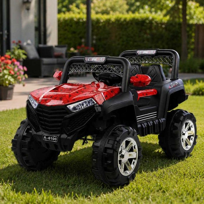 Детско електрическо бъги 4×4 с дистанционно, LED, USB и MP3 – 4 мотора