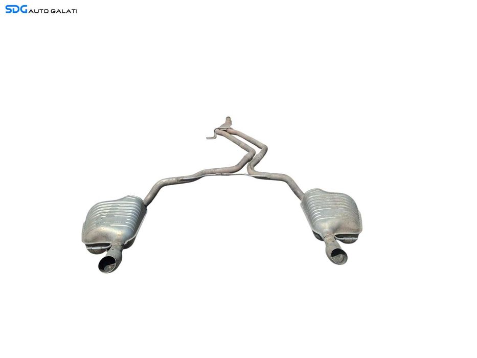 Ansamblu Complet Evacuare Toba Tobe Teava Esapament FInala Audi A6 C6 4F 3.0 Diesel 2004 - 2011 Cod 4F0253611AA 4F0253612AA [LC1408]