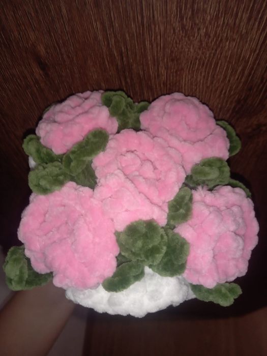 Aranjamente florale croșetate