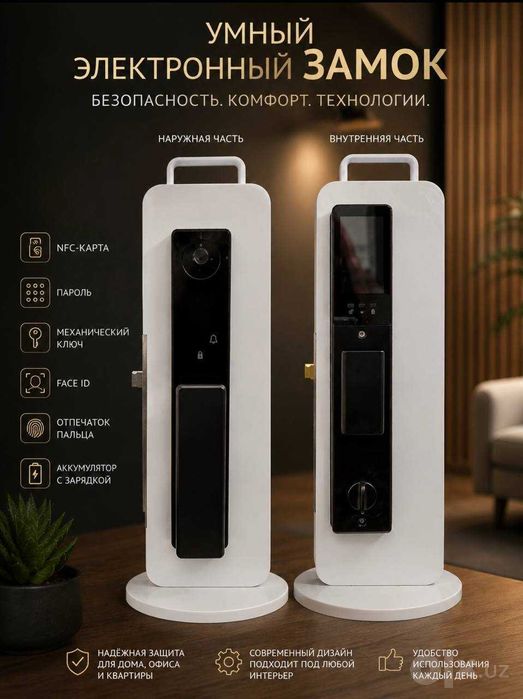 Электронный замок для стеклянных дверей умный замок замок с отпечатком