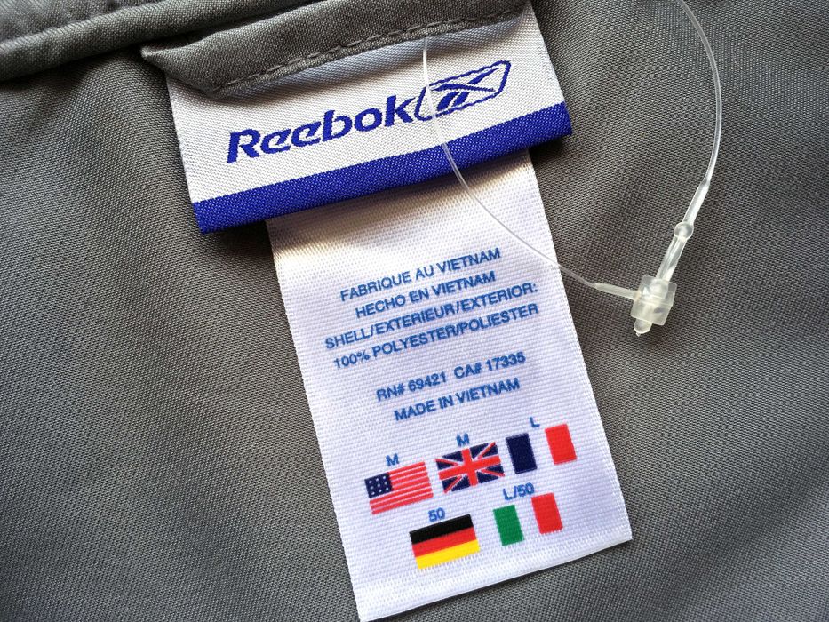 VINTAGE 2005 REEBOK® Windbreaker Men's Track Jacket — M