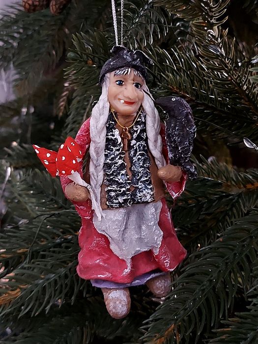 Ёлочная игрушка(вата)