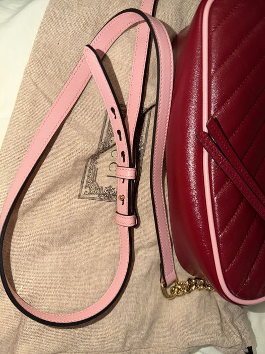 Gucci GG Marmont Matelassé Camera Bag.