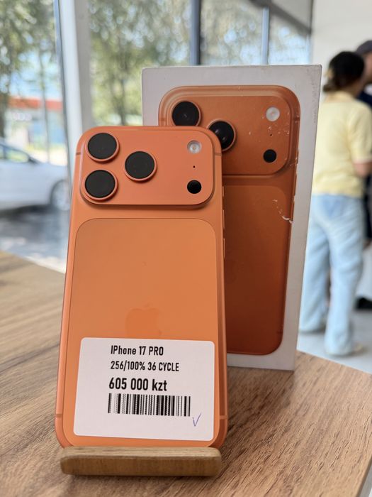 iPhone 17 Pro•256GB/100%Оранжевый Айфон 17 Про•256Гб/100%